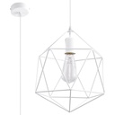 Lampada a sospensione GASPARE bianco