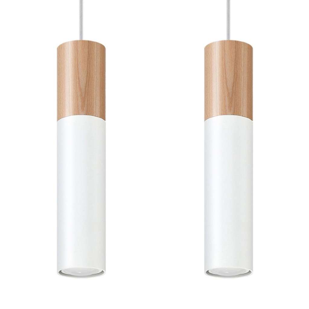 Lampada a sospensione PABLO 2 bianco