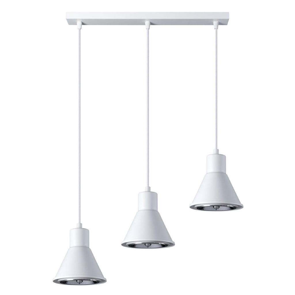TALEJA 3 pendant lamp white [ES111].