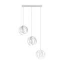 Lampada a sospensione TULOS 3L bianco