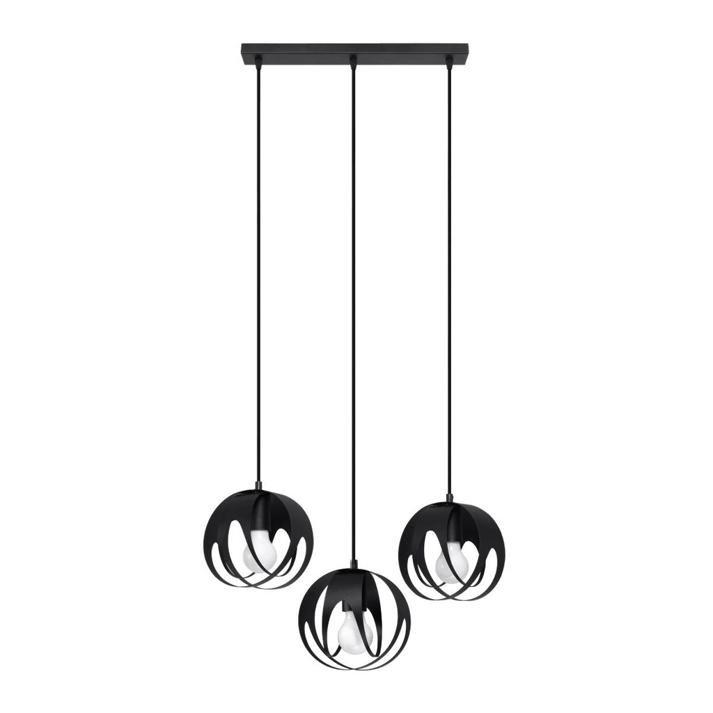 TULOS 3L pendant lamp black
