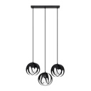 TULOS 3L pendant lamp black
