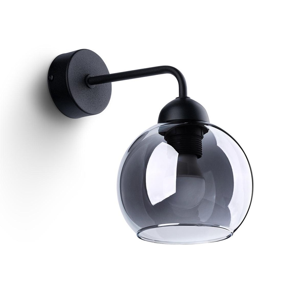 ALINO 1 wall lamp black
