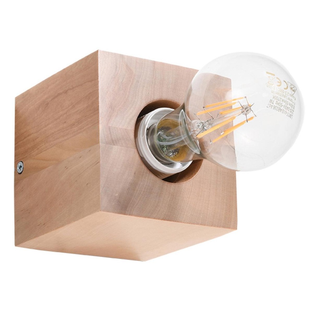 Lampada da parete ARIZ in legno naturale
