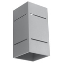 BLOCCO wall lamp grey