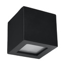 Lampada da parete in ceramica LEO nero