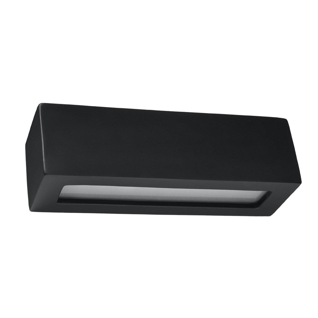 [SL.0878] VEGA ceramic wall lamp black