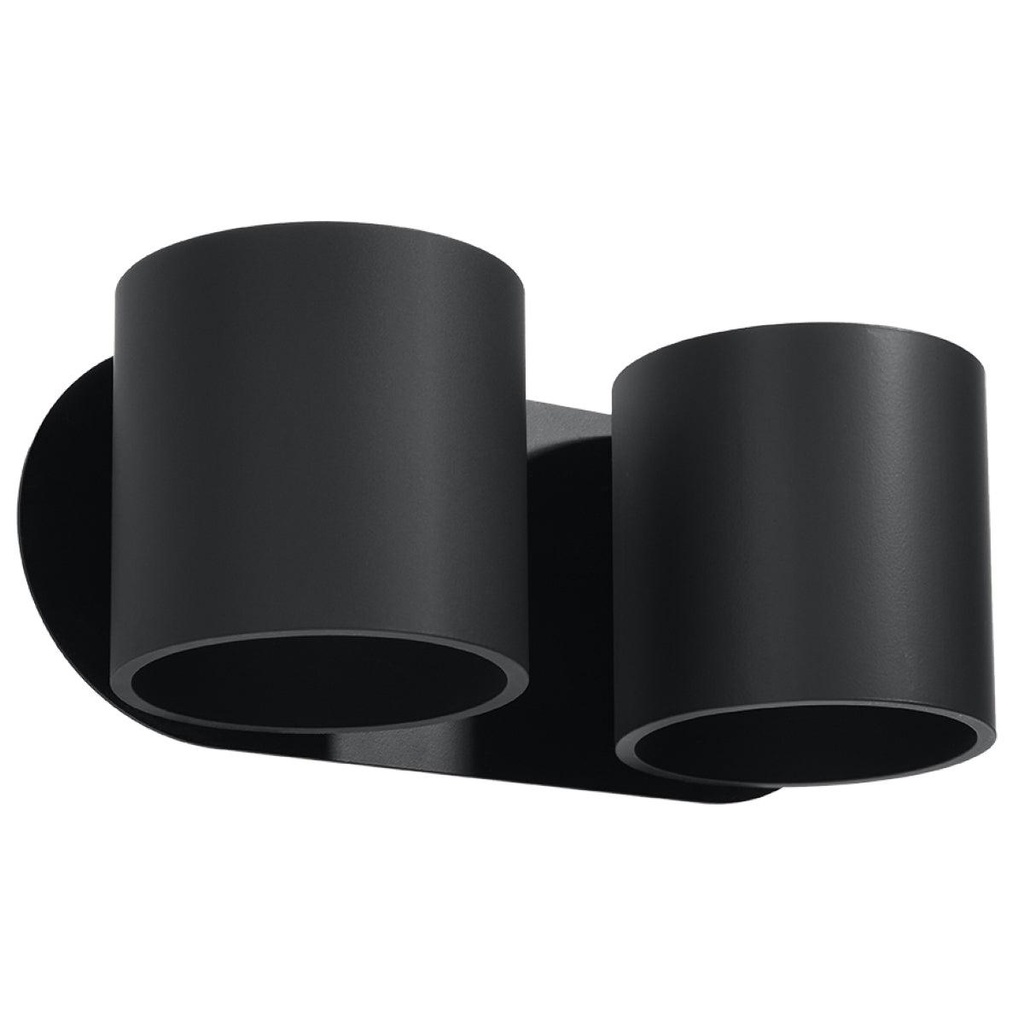 [SL.0660] Lampada da parete ORBIS 2 nero