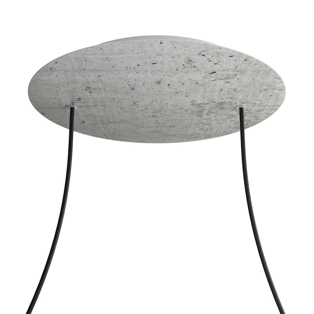 Rosone XXL Rose-One rotondo, diametro 400 mm con 2 fori e 4 fori