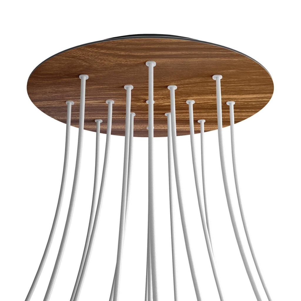 Rose-One XXL rosette round, 400 mm diameter with 15 holes and 4 holes