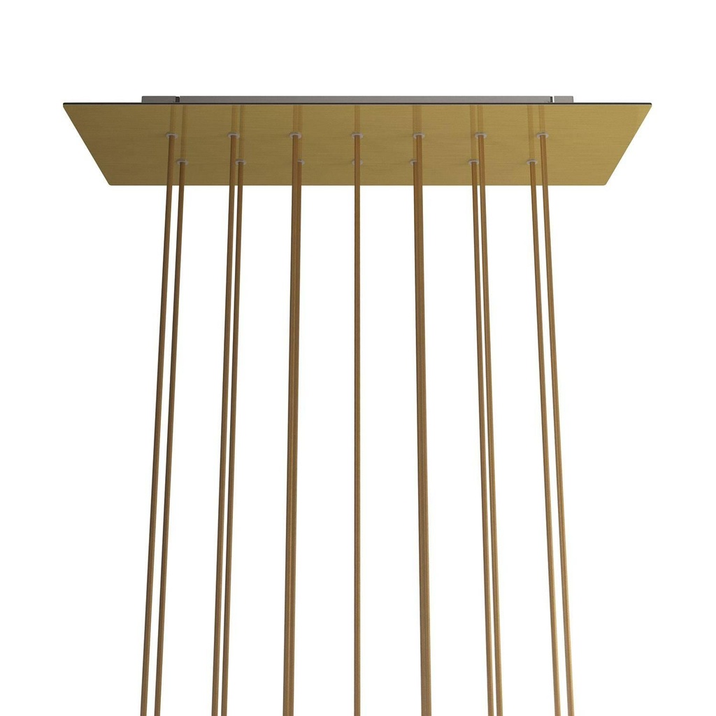 Rosone XXL Rose-One rettangolare a 14 fori e 6 fori laterali,