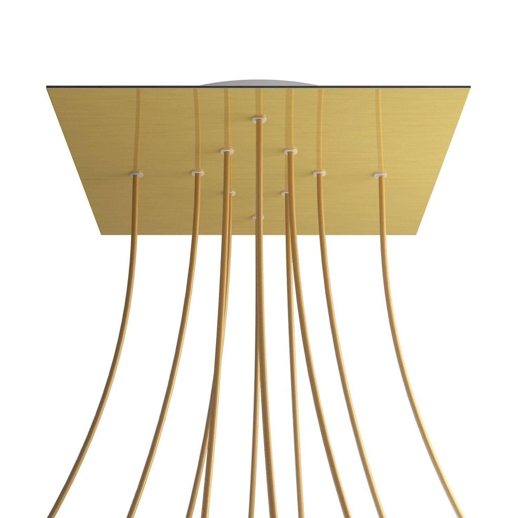 Rose-One SMART XXL rosette square, 400 mm with 10 holes - compatible