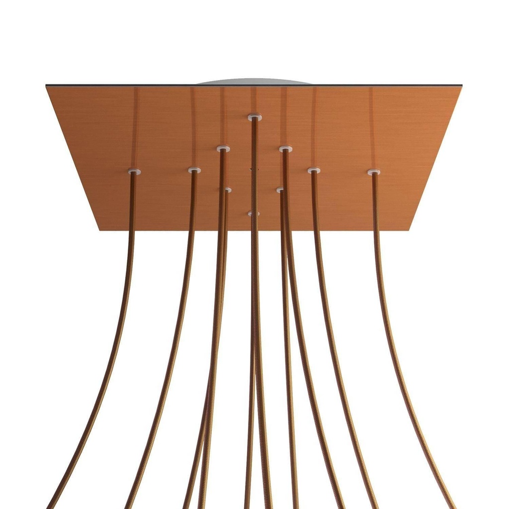 Rose-One SMART XXL rosette square, 400 mm with 10 holes - compatible