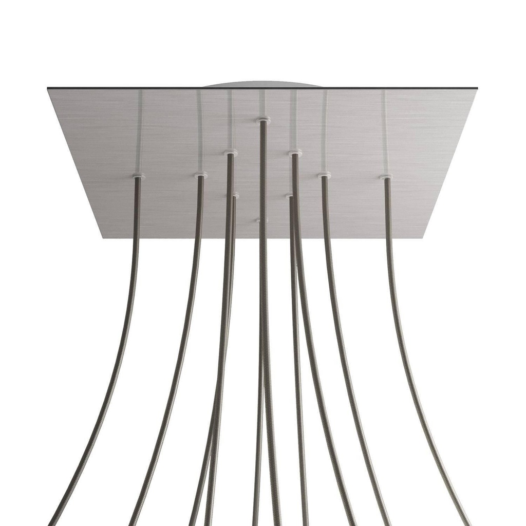 Rosone XXL Rose-One SMART quadrato, 400 mm con 10 fori - compatibile