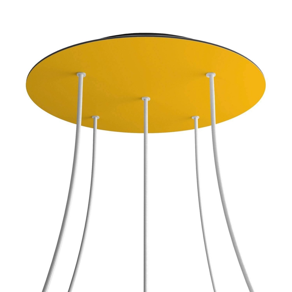 Rose-One XXL rosette round, diameter 400 mm with 5 holes and 4 holes
