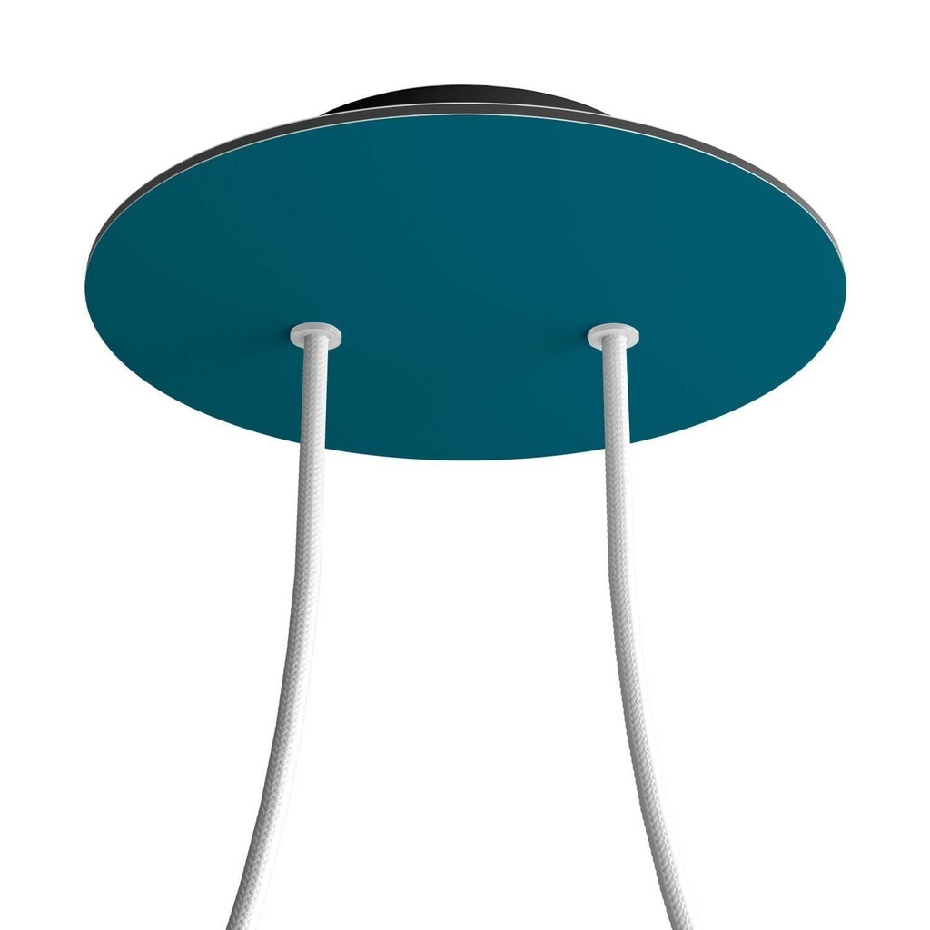 Rose-One rosette round, diameter 200 mm with 2 holes and 4 side holes