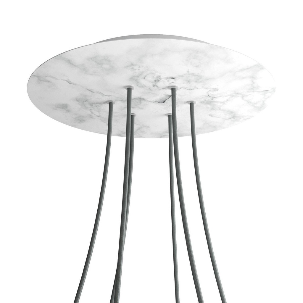 Rose-One SMART XXL rosette round, 400 mm diameter with 6 holes -