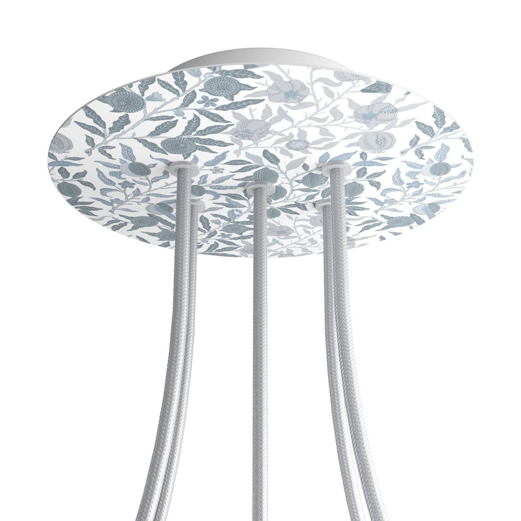 Rosone Rose-One rotondo, diametro 200 mm con 5 fori e 4 fori