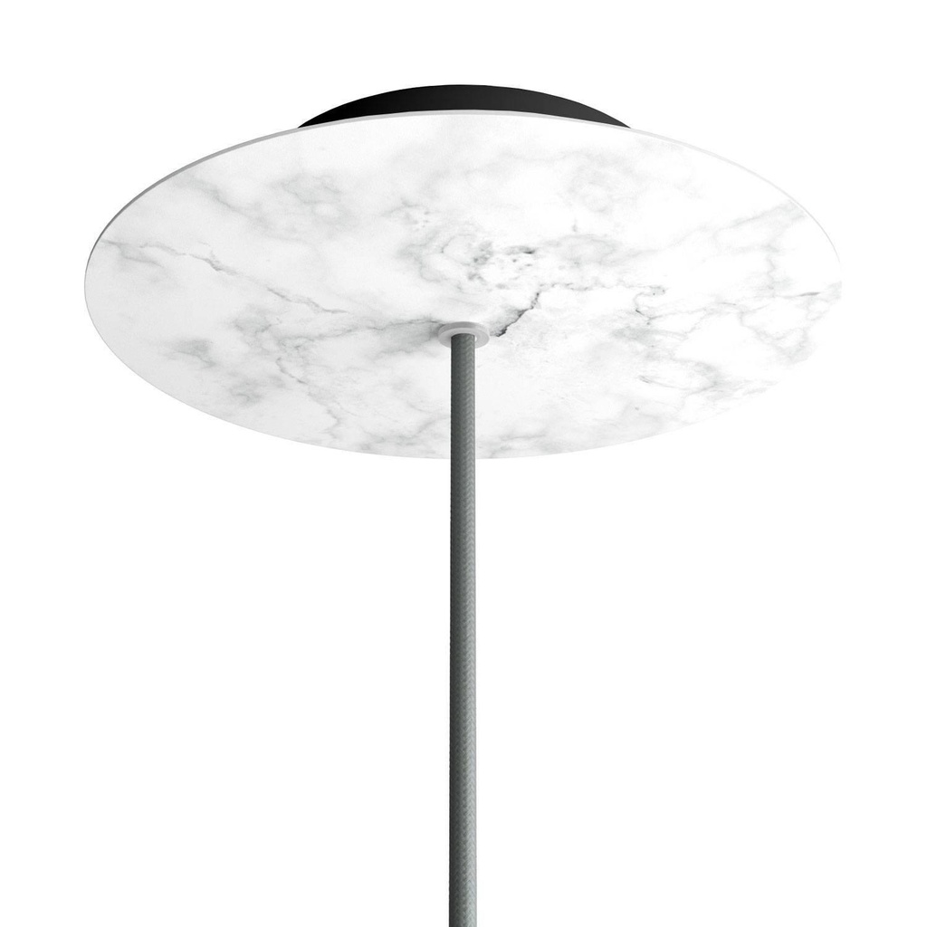 Rose-One rosette round, diameter 200 mm with 1 hole and 4 side holes