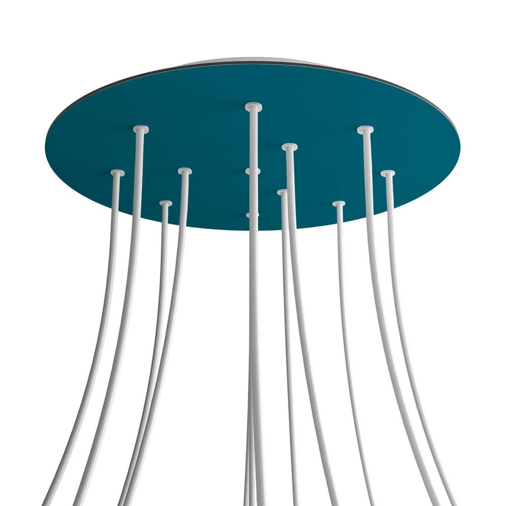 Rosone XXL Rose-One rotondo, diametro 400 mm con 12 fori e 4 fori