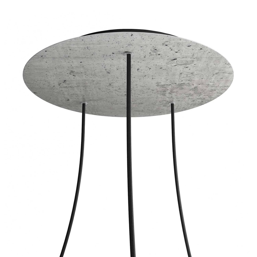 Rosone XXL Rose-One rotondo, diametro 400 mm con 3 fori e 4 fori