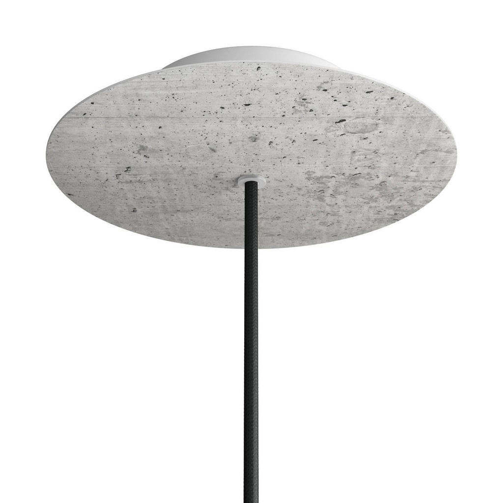 Rose-One rosette round, diameter 200 mm with 1 hole and 4 side holes