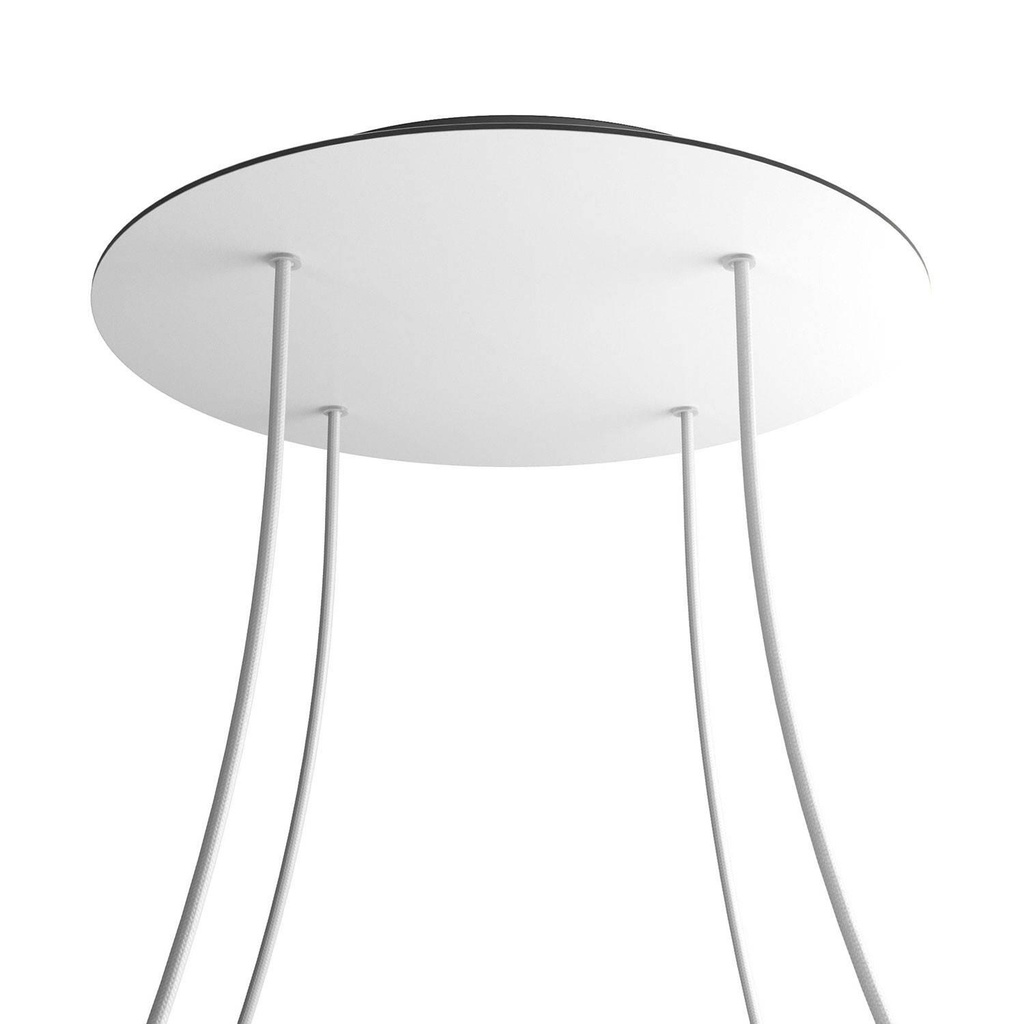 Rosone XXL Rose-One rotondo, diametro 400 mm con 4 fori e 4 fori