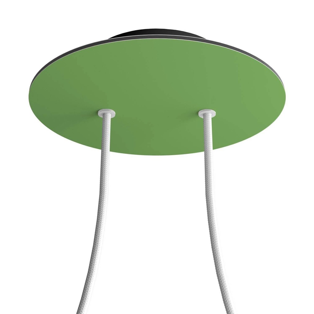 Rose-One rosette round, diameter 200 mm with 2 holes and 4 side holes