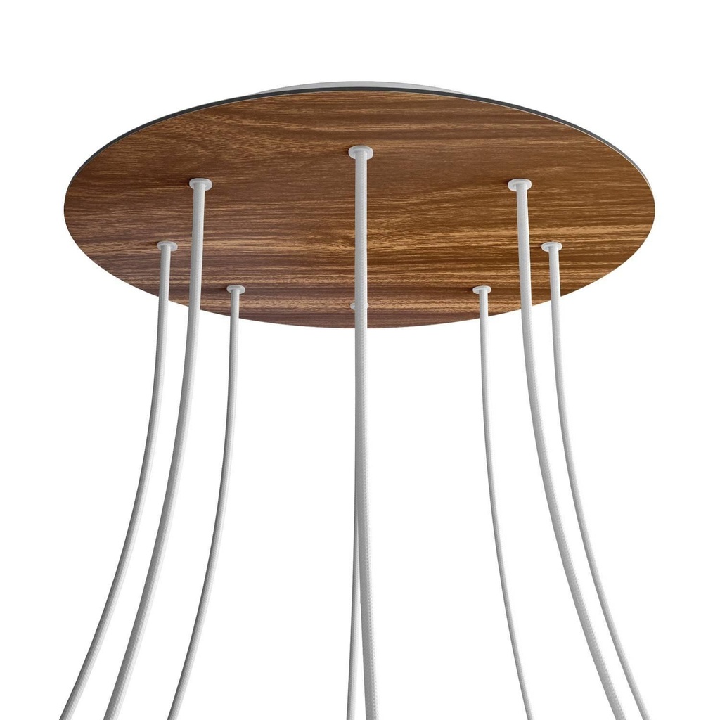 Rosone XXL Rose-One rotondo, diametro 400 mm con 8 fori e 4 fori