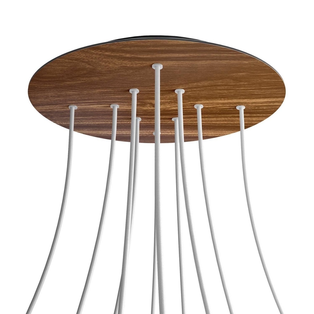 Rosone XXL Rose-One rotondo, diametro 400 mm con 10 fori e 4 fori