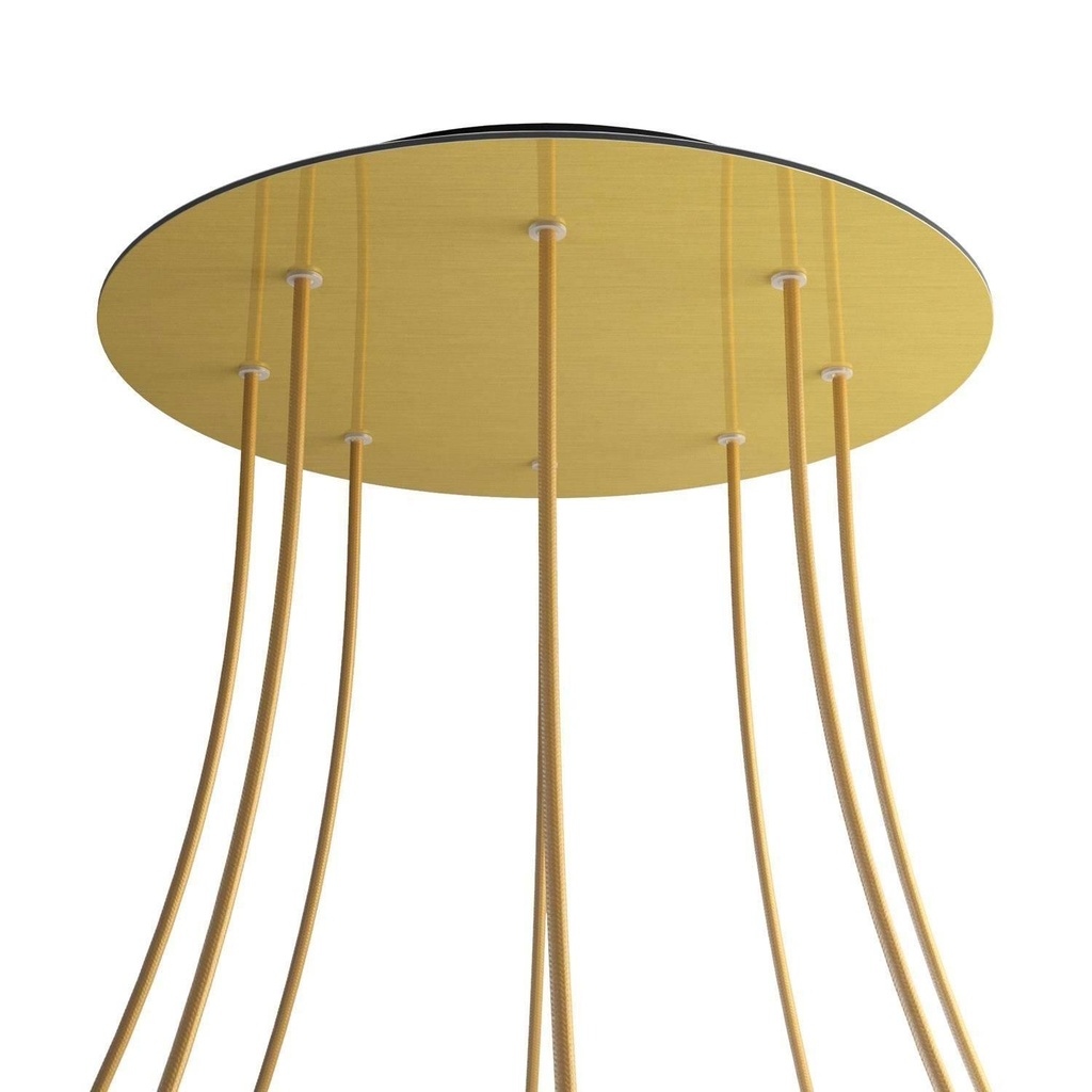 [8050997077945] Rosone XXL Rose-One rotondo, diametro 400 mm con 8 fori e 4 fori