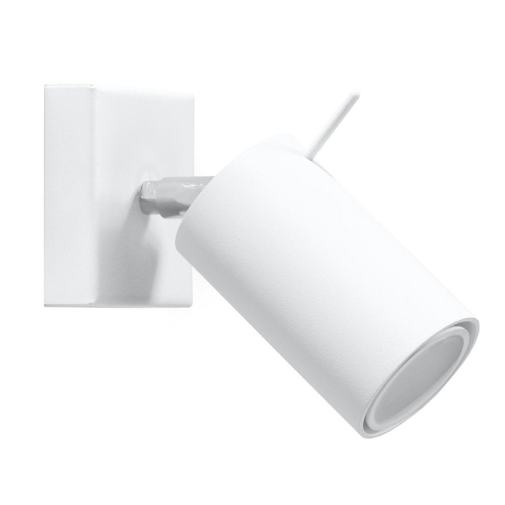 Lampada da parete RING bianco