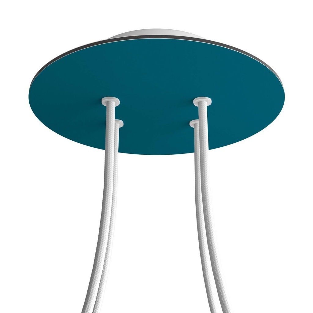 Rosone Rose-One rotondo, diametro 200 mm con 4 fori e 4 fori laterali