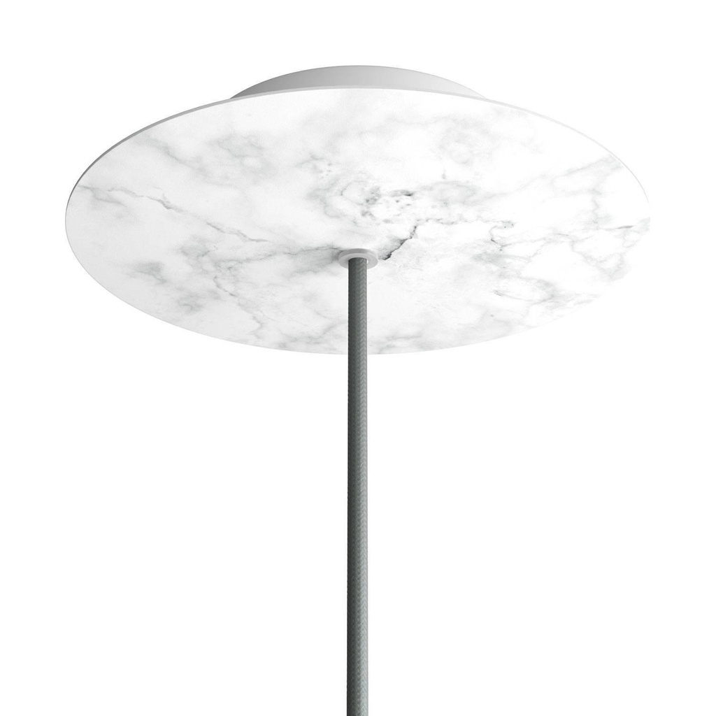 Rose-One rosette round, diameter 200 mm with 1 hole and 4 side holes