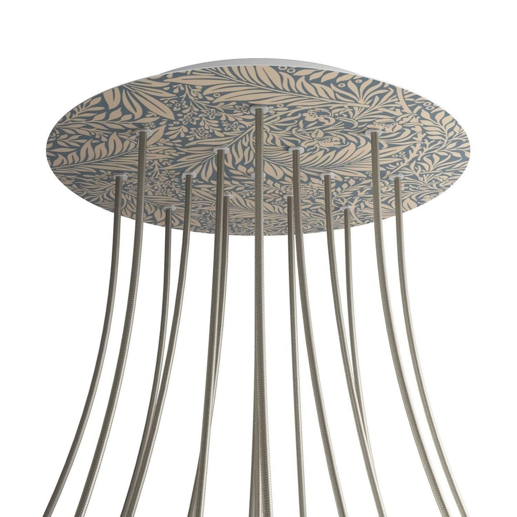 Rose-One XXL rosette round, 400 mm diameter with 15 holes and 4 holes