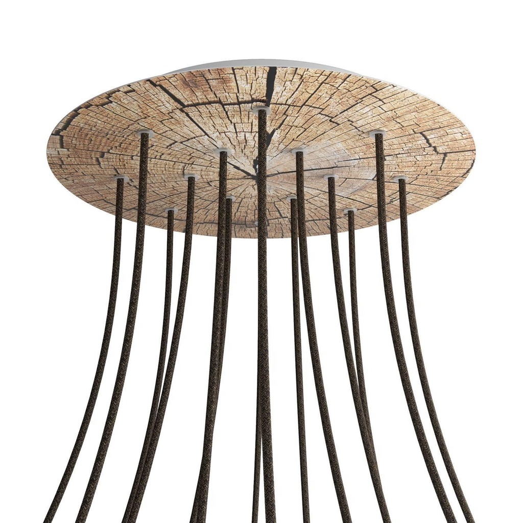 Rose-One XXL rosette round, diameter 400 mm with 14 holes and 4 bores