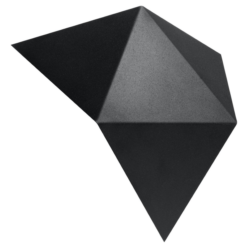 Lampada da parete nera SOLID
