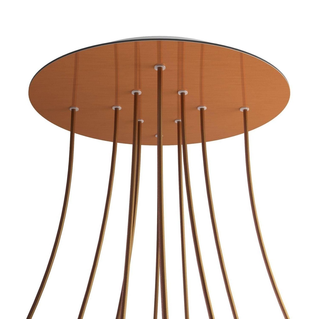 Rose-One XXL rosette round, 400 mm diameter with 10 holes and 4 holes