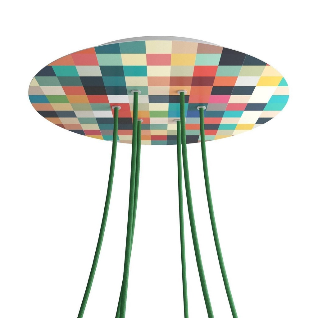 Rose-One SMART XXL rosette round, 400 mm diameter with 6 holes -