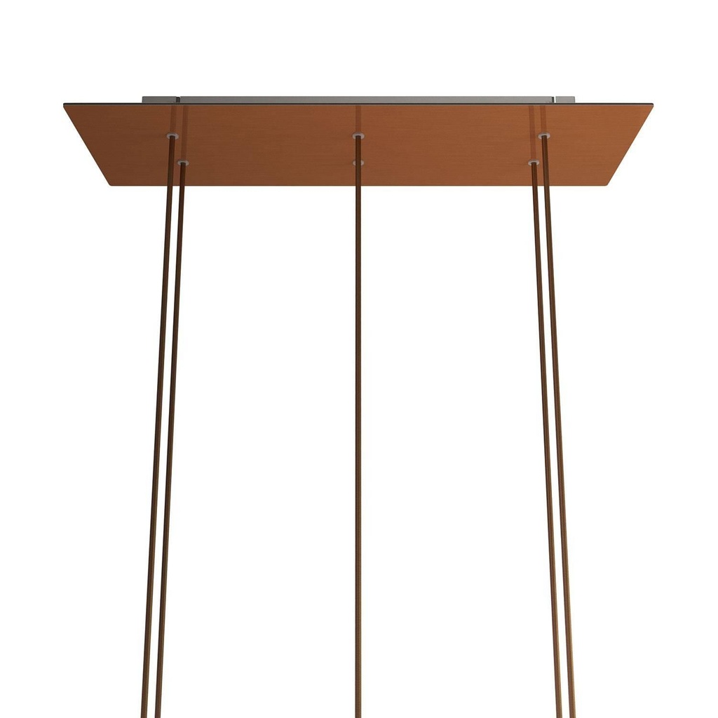 Rosone XXL Rose-One rettangolare a 6 fori e 6 fori laterali,