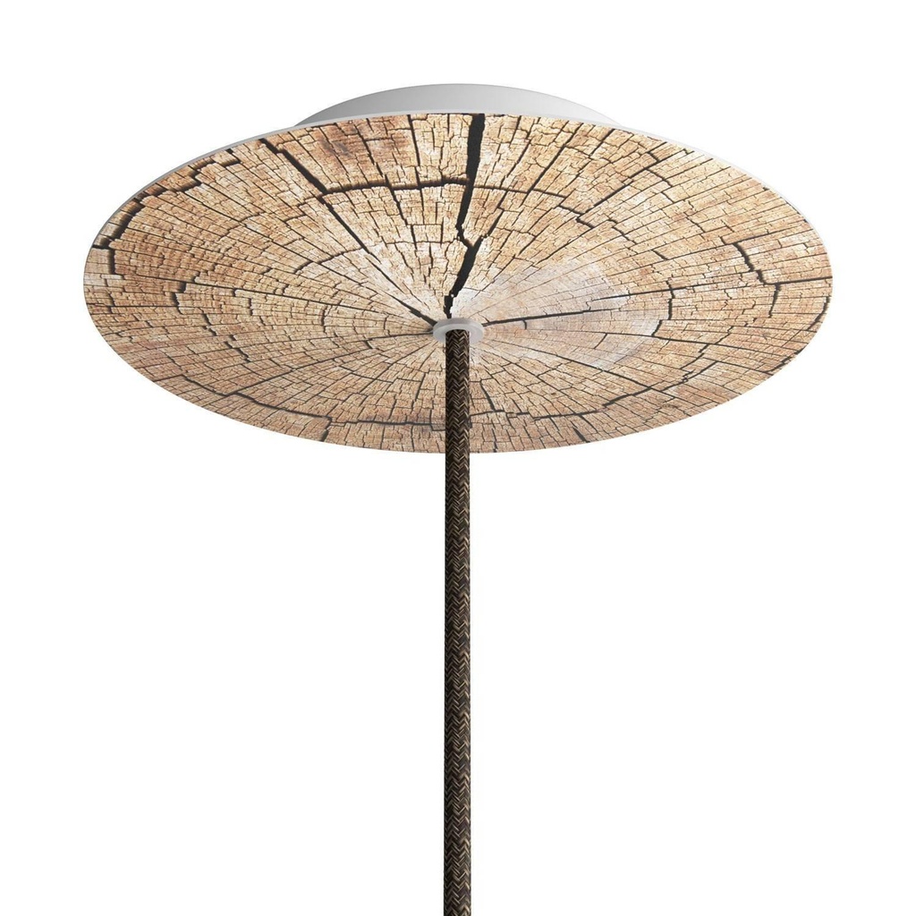 Rose-One round rosette, diameter 200 mm with 1 hole and 4 holes