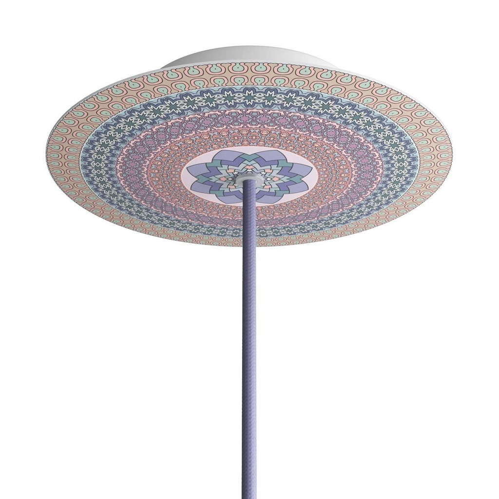 Rose-One round rosette, diameter 200 mm with 1 hole and 4 holes