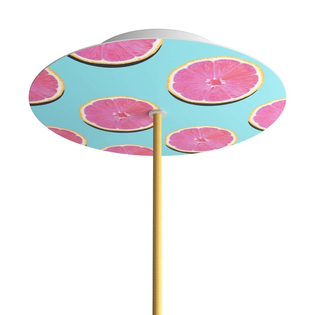 Rose-One round rosette, diameter 200 mm with 1 hole and 4 holes