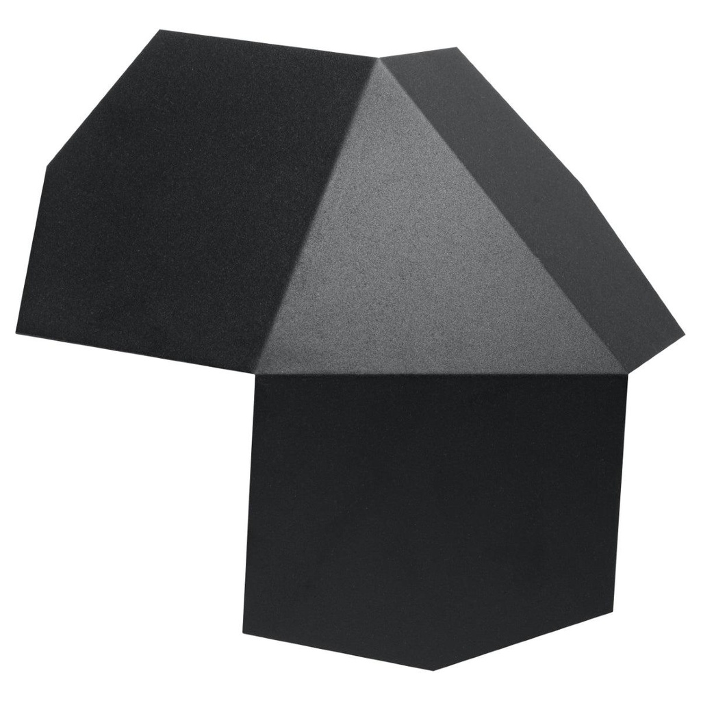 Lampada da parete TRE nera