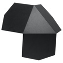 Lampada da parete TRE nera