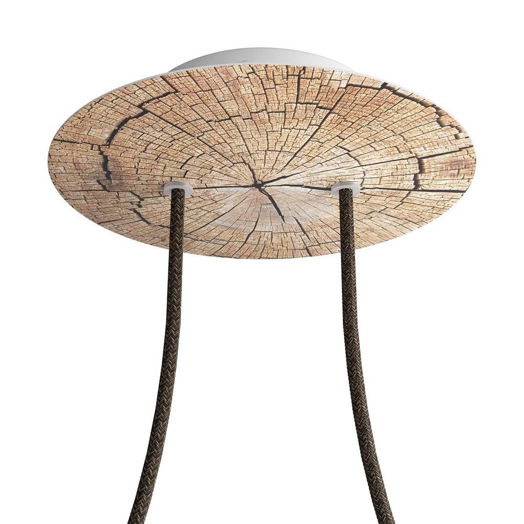 Rose-One round rosette, diameter 200 mm with 2 holes and 4 holes