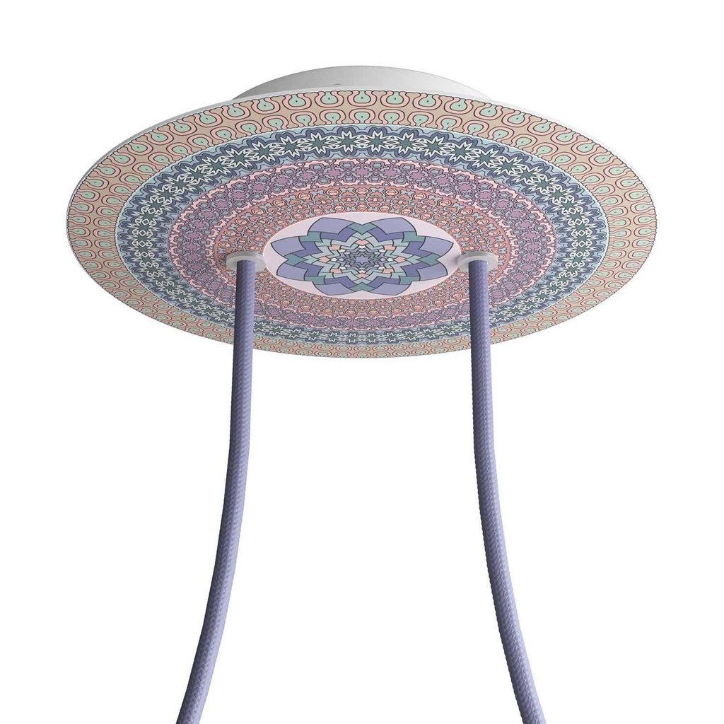 Rose-One round rosette, diameter 200 mm with 2 holes and 4 holes