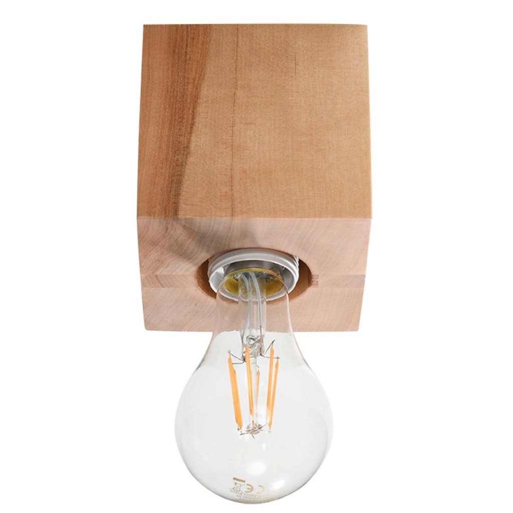 [SL.0675] Plafonnier ARIZ en bois naturel