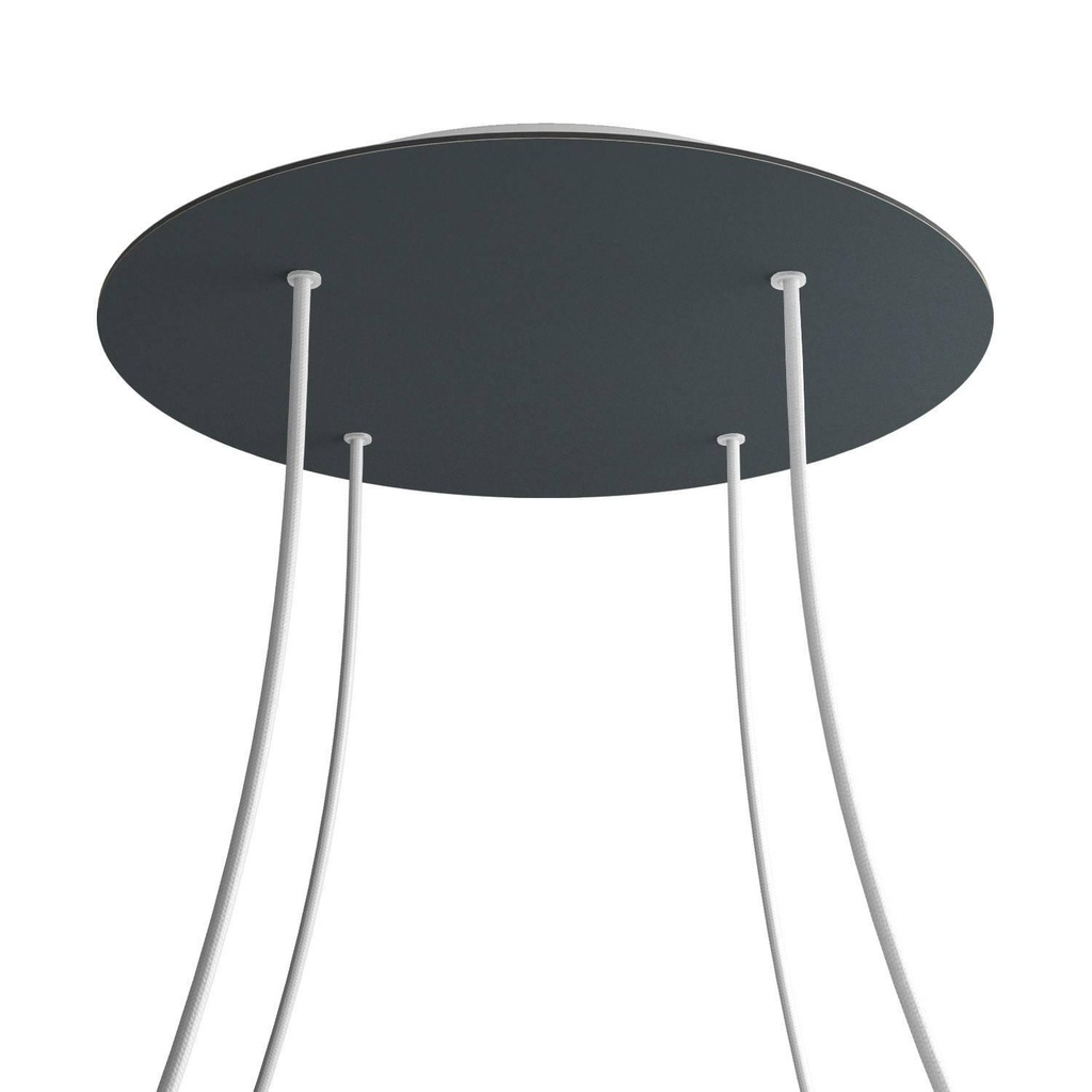 Rose-One XXL rosette round, 400 mm diameter with 4 holes