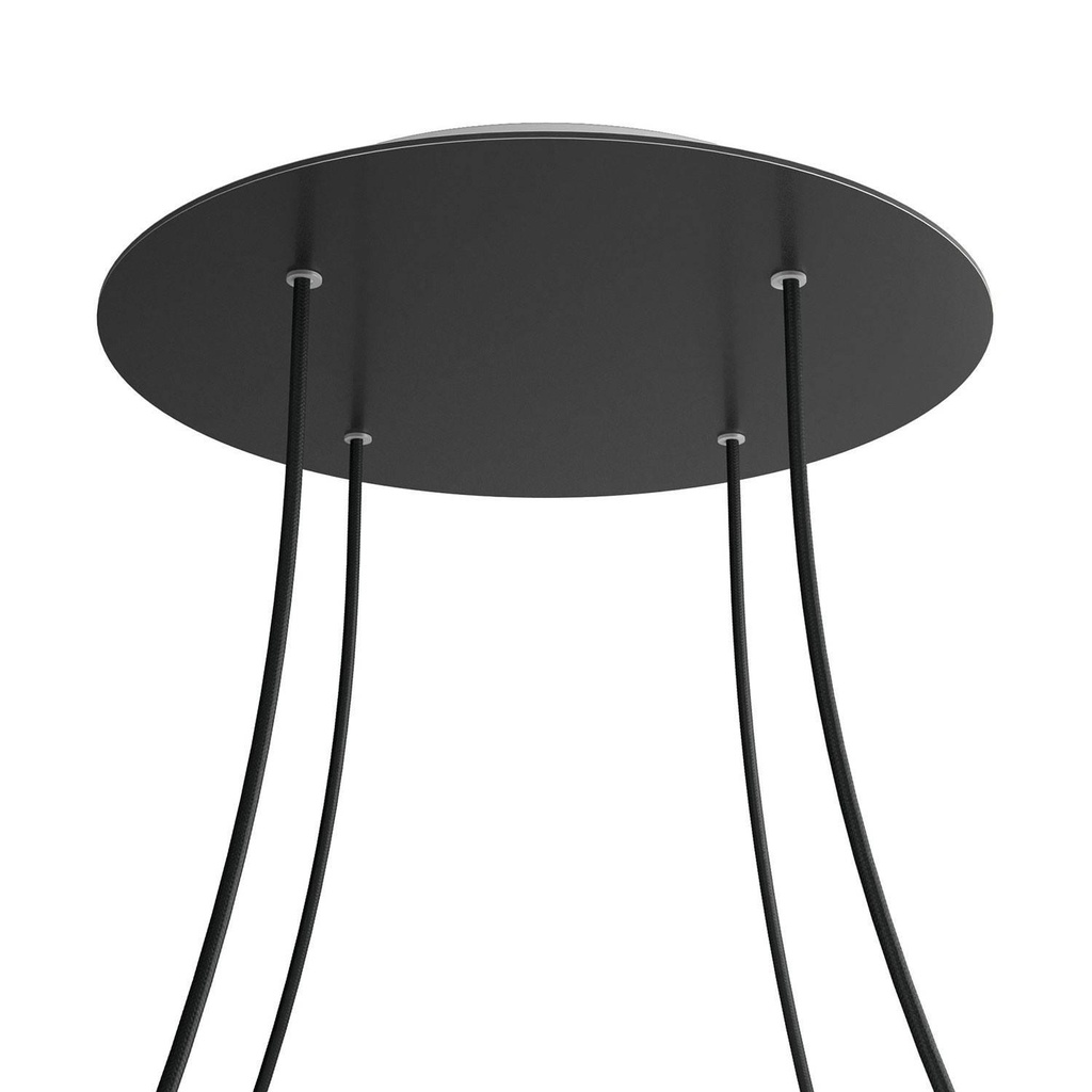 Rose-One XXL rosette round, 400 mm diameter with 4 holes